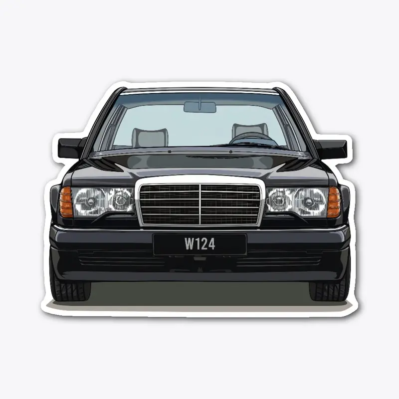 Black W124